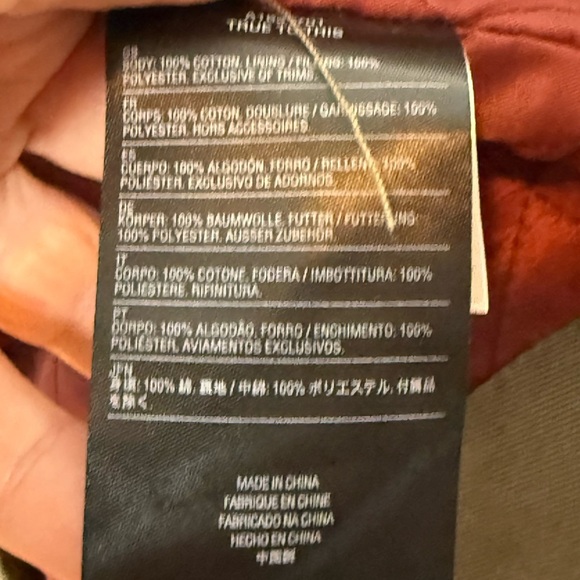 Volcom Larkin Workwear Lined Jacket NWOT Mens Sz XL Green w/ Brown Corduroy Trim - Picture 6 of 8